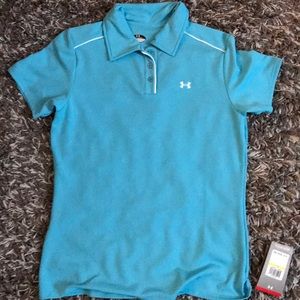 3 button UA collared shirt NWT